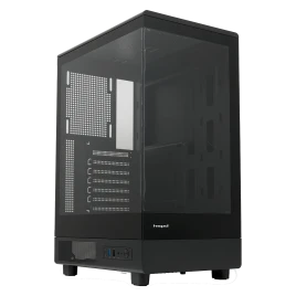 Корпус без блока питания/ Case HSPD F510, Panoramic Mid Tower, Black,