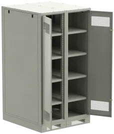 ITK LINEA B Шкаф (пустой) 1700х900мм дверь двуст. мет. сер.