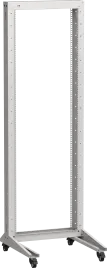 ITK LINEA F Стойка 1-рамная на рол. 47U 600х600мм серая