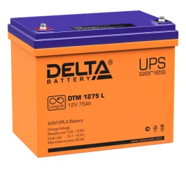 АКБ Delta DTM 1275 I (12V, 75Ah)