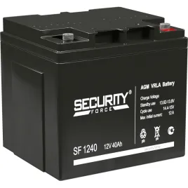 Аккумуляторная батарея/ Battery SECURITY FORCE SF series, SF 1240, vol