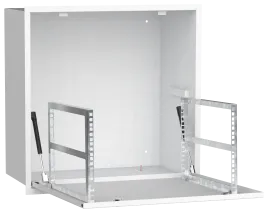 ITK LINEA R Шкаф встр. потол. 6U 600х600мм дв. мет. белый