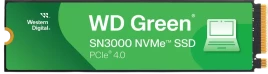 Твердотельные накопители/ WD SSD Green SN3000, 500GB, M.2(22x80mm), NVMe, PCIe...