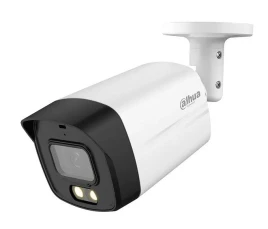 Уличная цилиндрическая HDCVI-камера Full-color Dahua DH-HAC-HFW1239TLMP-A-LED-0280B-S2, 2 Мп (LED)