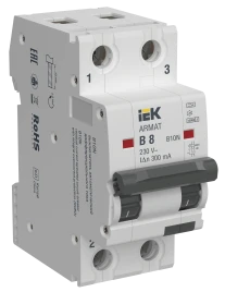 ARMAT АВДТ B10N 2P B8 300мА тип A IEK