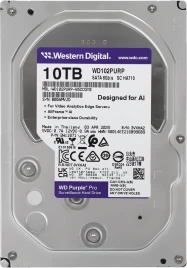 Жесткий диск WD SATA-III 10TB WD102PURP Surveillance Purple Pro (7200rpm)...