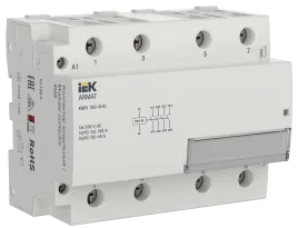 ARMAT Контактор модульный KMR 100А 230В AC 4НО IEK