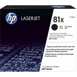 HP 81X Black Original LaserJet Toner Cartridge (CF281X)