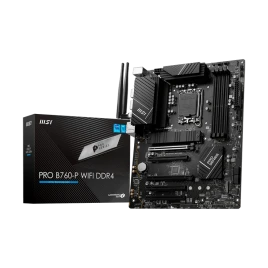 Материнская плата/ MB MSI INTEL B760 s1700, 4xDDR4(128GB), HDMI 2.1/DP