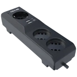 Сетевой фильтр/ Surge protector Pilot 3G 3xGP euro outlets, 10А/2.2кВа