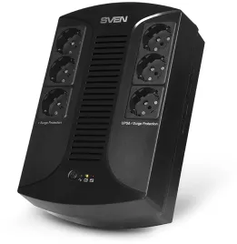 ИБП SVEN UP-L1000E, линейно-интерактивный, AVR, 1000ВА, 510Вт, 6 евро