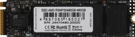 Твердотельный накопитель AMD PCIe 3.0 x4 480GB R3MP30480G8 Radeon M.2...