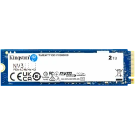 Твердотельный накопитель/ Kingston SSD NV3, 2000GB, M.2(22x80mm), NVMe