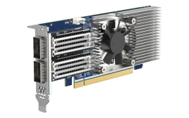 сетевая карта/ QNAP QXG-100G2SF-CX6 Dual Port 100 GbE SFP28 Network Ca