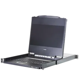 8-портовый KVM-переключатель с ЖК-дисплеем Slideaway/ATEN/ 17.3" 8-Por