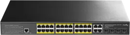 Коммутатор/ 24-Port Layer 2 Managed Gigabit PoE+ Switch with 4 Gigabit