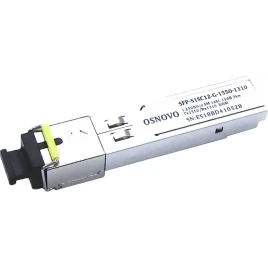 Модуль/ OSNOVO SFP Модуль SC, 1,25 Гбит/c, до 3км, Tx:1550/Rx:1310,...