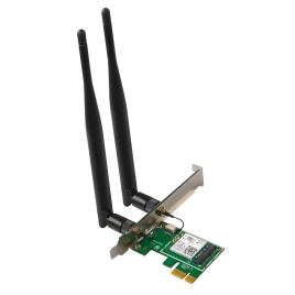 Адаптер Wi-Fi/ "Сетевой PCIe Адаптер AX3000 Wi-Fi 6 Bluetooth 5.0...