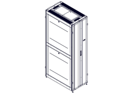 Шкаф Systeme Electric, серия Uniprom, 48U-600/1070, боковые панели 4шт