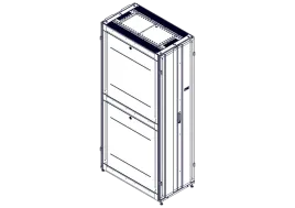 Шкаф Systeme Electric, серия Uniprom, 48U-600/1070, боковые панели 4шт