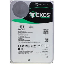 Жесткий диск/ HDD Seagate SAS 16Tb Exos X18 12Gb/s 7200 256Mb 1 year w