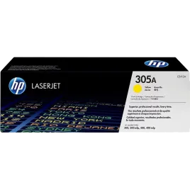 HP 305A Yellow Original LaserJet Toner Cartridge (CE412A)