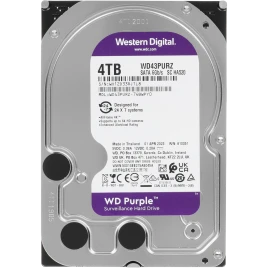 Жесткий диск/ RECERTIFIED HDD WD SATA3 4TB Purple Surveillancer 5400...