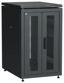 ITK LINEA N 18U 600х800мм распаш. перф. дв. задн. перф. чер.