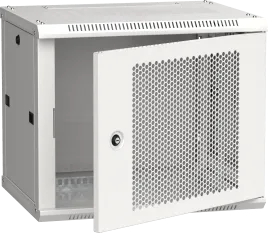 ITK Шкаф LINEA W 9U 600x450 мм дверь перфорированная, RAL7035