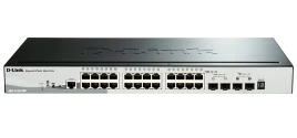 Сетевой коммутатор/ Gigabit Stackable SmartPro Switch with 24 10/100/1000Base-T PoE...