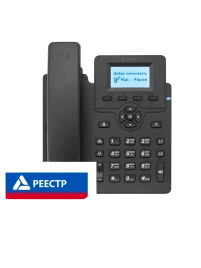 IP-телефон Flat-Phone C10: 2 SIP-аккаунта, 2 порта 10/100/1000BASE-T (