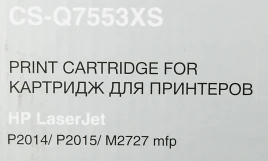 Картридж лазерный Cactus CS-Q7553XS Q7553X черный (7000стр.) для HP