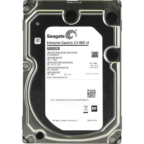 Жесткий диск/ HDD Seagate SATA3 6Tb Constellation ES.3 7200 128Mb (cle фото 1