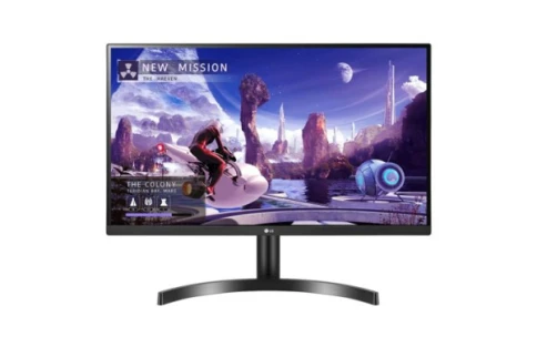 Монитор  27'' LG 27QN600-B/ LG 27QN600-B 27" IPS monitor, 2560x1440, 350cd/m2, 16:9, 5мс (GtG), HDMIx2, DP, Audio out, 75Hz, 178/178, внешний БП, FreeSync, HDR 10, VESA (100x100 мм) фото 1