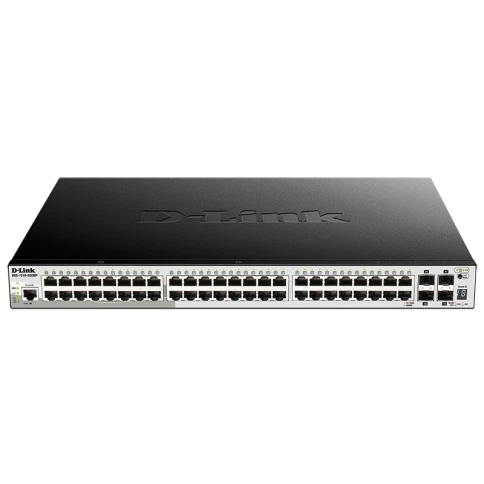 Коммутатор/ Управляемый L2+ стекируемый PoE-коммутатор, 48x1000Base-T PoE, 4x10GBase-X SFP+, PoE-бюджет... фото 2