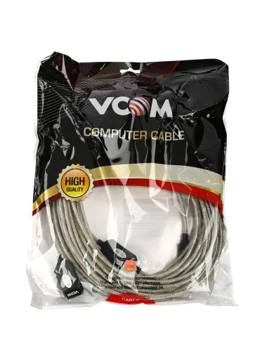 VCOM USB 2.0 Type-AM - USB 2.0 Type-AF 25м фото 5