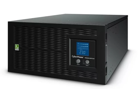 ИБП CyberPower PR6000ELCDRTXL5U, Rackmount, Line-Interactive, 6000VA/4500W, 8 IEC-320 С13, 2 IEC C19 розеток, 1 Hardwire 3-wire USB&Serial, RJ11/RJ45, SNMPslot, LCD дисплей, Black, 0.9х0.5х0.5м., 120кг./ UPS Line-Interactive CyberPower PR6000ELCDRTXL5 фото 1