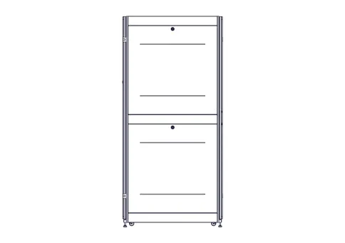 Шкаф Systeme Electric, серия Uniprom, 48U-750/1070, боковые панели 4шт фото 6