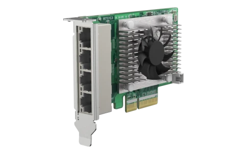 Сетевая карта/ QNAP QXG-2G4T-I225 4-port 2.5 GbE network expansion car фото 5