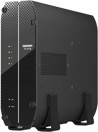 Сетевое хранилище без дисков/ SMB QNAP TS-410E-8G NAS fanless 4 2.5 SS фото 4