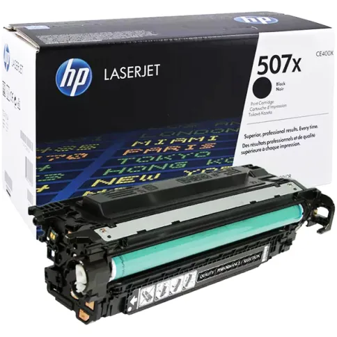 HP 507X Black Original LaserJet Toner Cartridge (CE400X) фото 3