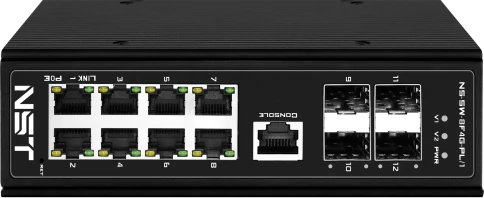 Промышленный управляемый (L2+) PoE коммутатор Fast Ethernet/ Промышлен фото 1