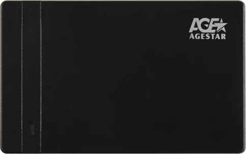 Внешний корпус для HDD/SSD AgeStar 31UB2P3C SATA USB3.2 пластик черный... фото 5