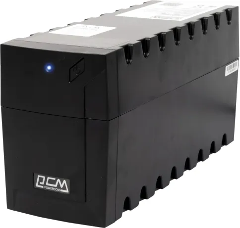 Источник бесперебойного питания/ POWERCOM RPT-600AP SE линейно-интерактивный, 600 ВA, 360 Вт,2 евророзетки с резервным питанием, USB, ШхГхВ 100х278х140мм, 4 кг фото 1