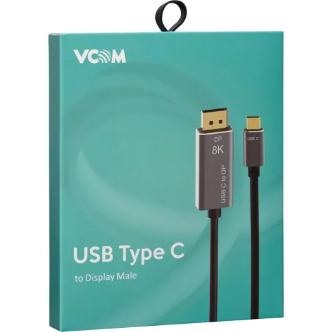 Кабель-переходник VCOM USB 3.1 Type C M/DisplayPort M (CU480MC-1.8M) фото 7