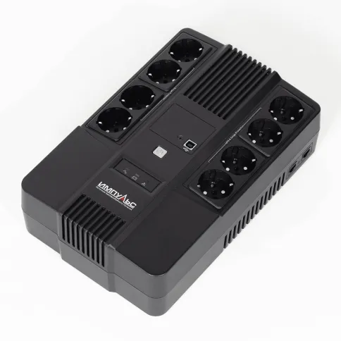 ИБП МАСТЕР 600, 600/360 ВА/Вт, LED, USB, RJ11/RJ45, SCHUKOx8/ line-int фото 2