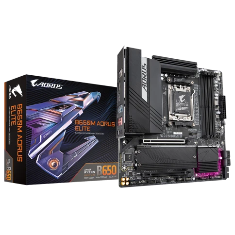 Материнская плата/ MB GIGABYTE AMD B650 sAM5, 4xDDR5(192GB), HDMI 2.1/ фото 1