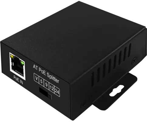 PoE-сплиттер Gigabit Ethernet/ PoE-сплиттер 2,5G выбором выходного нап фото 3