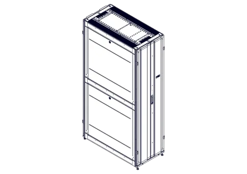 Шкаф Systeme Electric, серия Uniprom, 48U-600/1200, боковые панели 4шт фото 1