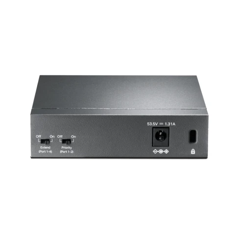 Коммутатор/ 5-Port 10/100Mbps Desktop Switch with 4-Port PoE, 5 10/100Mbps... фото 3